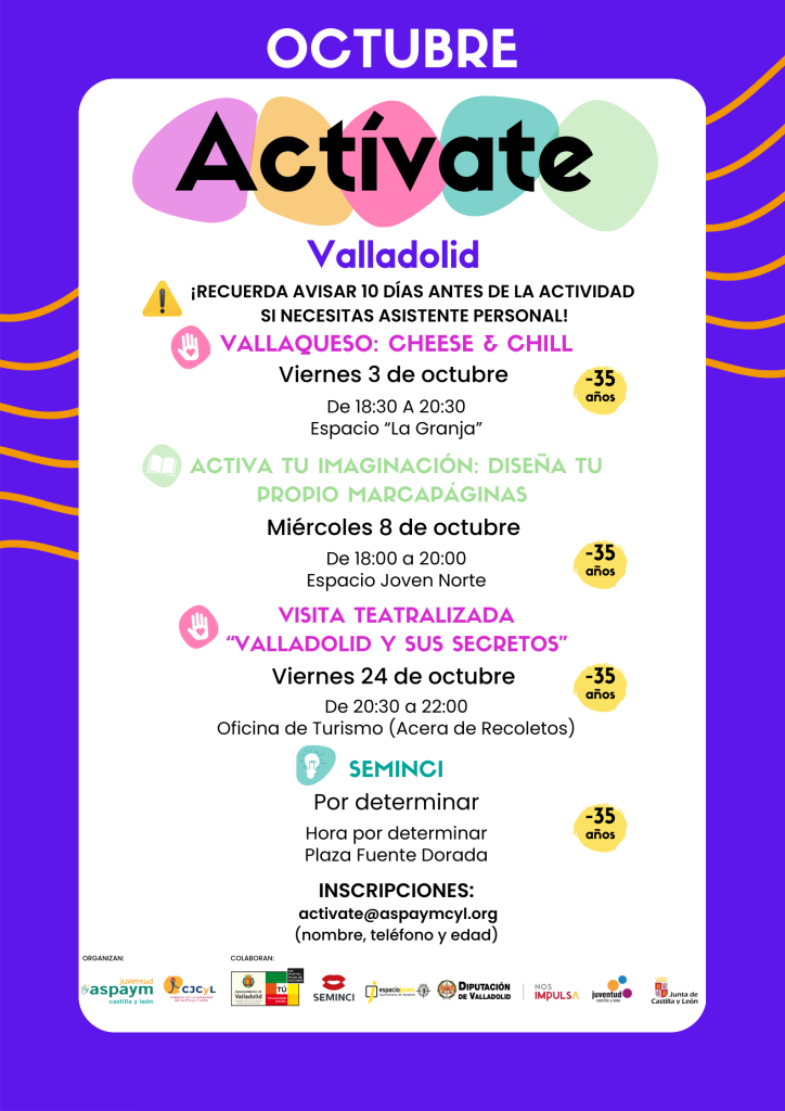 Octubre - ACTÍVATE Valladolid
